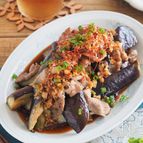 なすと豚肉のねぎだくだれ【大量消費・簡単・作り置き】