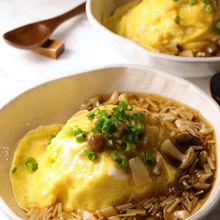 胃に優しいのに美味♪和風あんかけオムライス