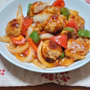 悠の作ってみた!投稿(【かんたん♡豚こまで揚げない酢豚】おうちで本格味！)