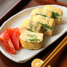 白だし＆マヨで減塩効果！豆苗のたまご焼き
