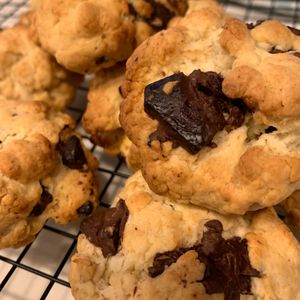 ぐ〜たら子の作ってみた!投稿(朝食に＊バター香るチョコビスケット＊)
