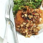 『出汁酢レシピ』パリパリチキンステーキ　ナッツソース