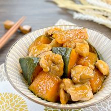 とろ甘ほっこり*かぼちゃと鶏肉の煮物【食材2つで主役おかず】