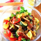 豚ロースと夏野菜のイタリアンマリネ