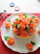 お祝い寿司ケーキ