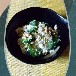 チョロリスの作ってみた!投稿(【さば缶と豆腐のさっぱり冷や汁】生姜風味♬︎夏バテ防止♡)