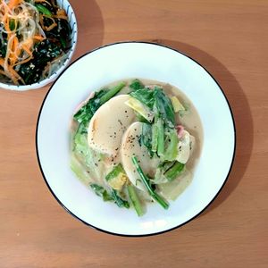 かおちゃんの作ってみた!投稿(春キャベツとかぶの和風クリーム煮)
