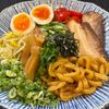 楽ラク手抜キッチン🐶🐾の作ってみた!投稿(マシマシ夏野菜【油そば風うどん】ランチにも〆にも)