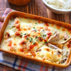 【サバ缶と玉ねぎの味噌マヨグラタン】#ホワイトソースいらず