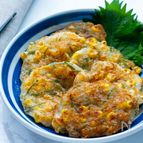 焼き時間4分ですぐできる！とうもろこしと大葉のもっちり焼き