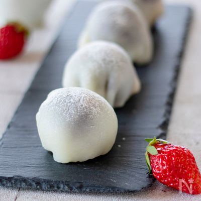 レンジで出来ちゃう!いちご大福