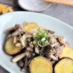 秋野菜と豚肉の味噌炒め