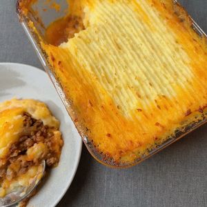 mi♡の作ってみた!投稿(ひき肉とマッシュポテトで【コテージパイ】（シェパーズパイ）)