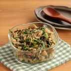 【常備菜に】きのことニラの炒めナムル