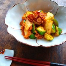 タコと胡瓜のキムチ和え