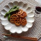 レンコンの甘辛揚げ