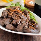 鉄分豊富★15分煮るだけ★鶏レバーの赤ワイン煮込み