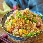 とうもろこしとウインナーの♬バター醤油炊き込みご飯♬
