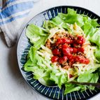 野菜たっぷり！タコライス風のっけご飯