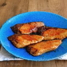 ぶりのさっぱりぽん酢レモン照り焼き