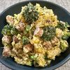 楽ラク手抜キッチン🐶🐾の作ってみた!投稿(ブロッコリーとウインナー《トロトロ♡ポテサラ》)