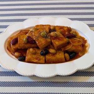 𝔂𝓾𝓶𝓲🍓の作ってみた!投稿(お肉なしでも大満足♡絹揚げチャップ)