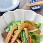 お弁当にも！ピーマンとメンマのうま塩醤油炒め
