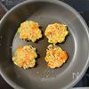サクッ♡モチッ《枝豆ベーコンチーズの米粉焼き》の工程5