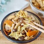 豚こまで節約！【白菜としめじのしょうがすき煮】