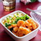 魅惑のプリふわ食感♪【えびチリ弁当】|一点豪華なラクうま弁当vol.16