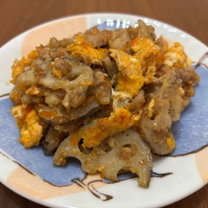 ゴリラの飼育員の作ってみた!投稿(『ひき肉とれんこんの担々炒め』ラー油で旨辛！)