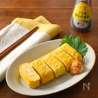 ごま油醤油のだし巻き卵