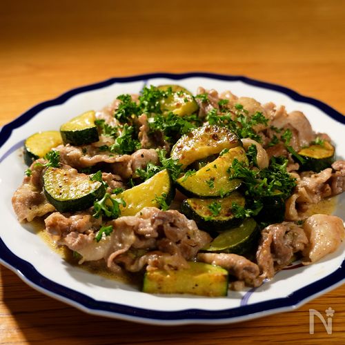 美味しすぎて3日連続で作った!豚肉とズッキーニのクリーム焼き