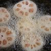 れんこんの海老はさみ揚げの工程4