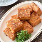 焼き肉のタレで簡単♪ヤンニョム厚揚げ
