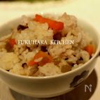 ふきときのこの混ぜご飯