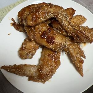 Art_angelの作ってみた!投稿(ごはんにもお酒にも合う！『揚げない甘辛手羽先』)