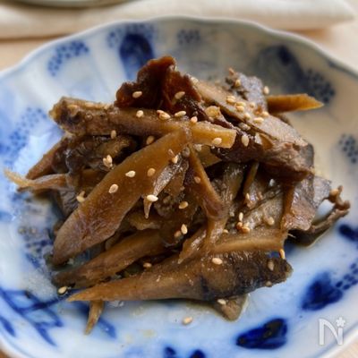 "おばあちゃんの味" 牛肉とごぼうのしぐれ煮