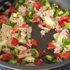 夏野菜で♪【野菜たっぷりタコライス】簡単10分！の工程2