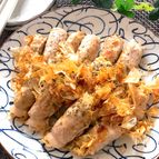 何もつけないでパクリ♡お好み焼き風味のキャベツ豚ロース巻き