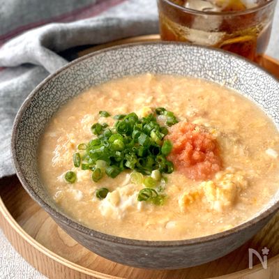 とろーり明太チーズのかきたまうどん