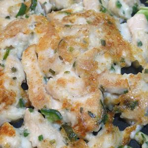 おにぎり🍙の作ってみた!投稿(どーん！と大きい♪鶏むねチーズ焼き)