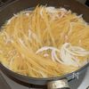 ワンパンで！菜の花のピリ辛パスタの工程3