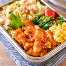 【むね肉で絶品鶏チリ】外仕事夫のために作るお弁当おかず！！