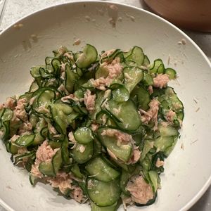 1451103の作ってみた!投稿(クセになる美味しさ！火を使わず超簡単【塩だれツナきゅうり】)