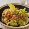 レンジで簡単!旨だれ豚とレタスの和え麺