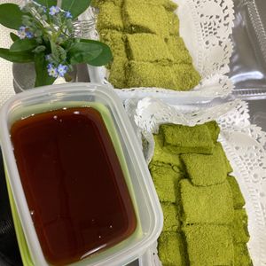 そら・ゆずの作ってみた!投稿(抹茶わらび餅)