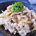 ポリポリ食感がたまらない♡『豚と梅肉の大根サラダ』家族大絶賛