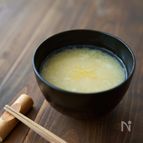 体があたたまる、長芋のすりながしみそ汁