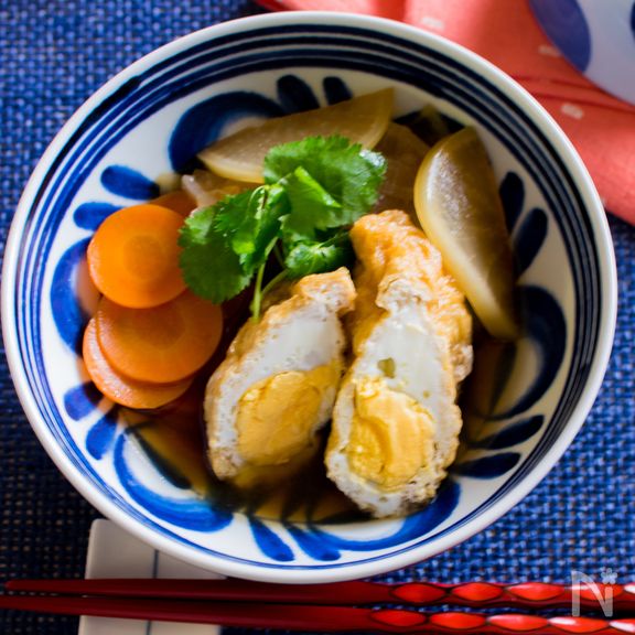 【時短で味しみ！】根菜と卵の袋煮